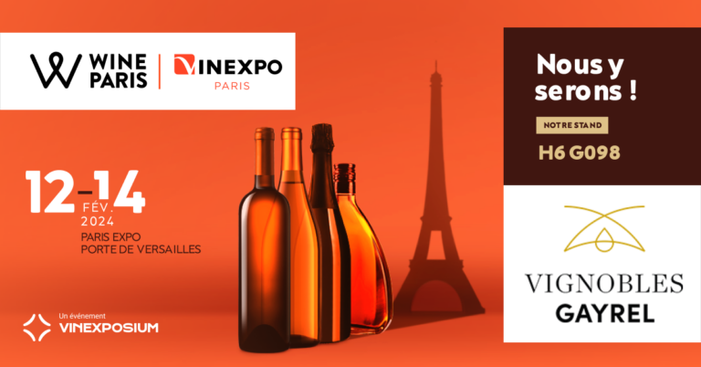 Retrouvez-nous au stand H6 G098 à Wine Paris 2024